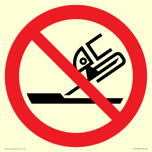 Prohibition: Do not use for face grinding